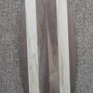 Made to Order Custom Black Walnut Oval Coffee Table Top w/ Maple Accents 10500