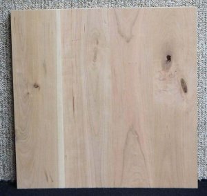 Custom Square Black Cherry Clock Plate/Cutting Board/Platter/End Table Top 10577