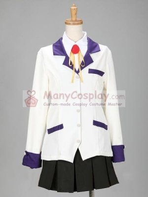 Angel Beats! School uniform Custom anime Cosplay Costumes