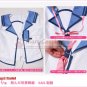 Angel Beats! School uniform Custom anime Cosplay Costumes