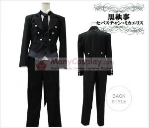 Black Butler Sebastian Michaelis Custom-made anime Cosplay Costumes