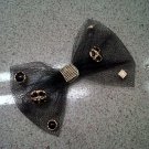 Black and Gold hairbow