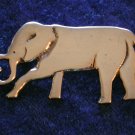 Vintage Sterling Silver ~ ELEPHANT WITH TRUNK UP ~ BROOCH Pin ~ Adorable ~ #7