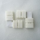 50x RGB 2pin Connector for 5050 LED Strip L Type Shape with Clip 10mm Solderless