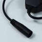 Black Manual Dimmer Brightness To DC Adapters For LED Single Color Light Strip