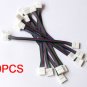 10pcs 4 Pin Female Connector Cable Plug Adaptor Solder For 5050 RGB Strip