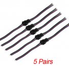 5 Pairs 4 PIN Male Female RGB Connector Cable For 3528 5050 SMD LED Strip