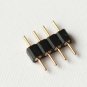 100pcs 4 PIN RGB Connector Male to Female For LED SMD RGB 5050 3528 Strip BLACK