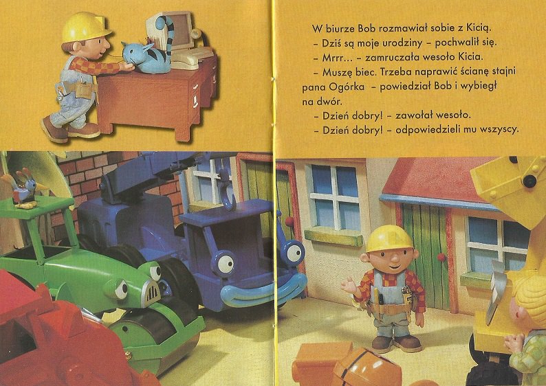 BOB THE BUILDER POLISH LANGUAGE CHILDRENS POCKET SIZE