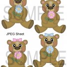 Chubby Bears 2-Emailed as JPEG File-Commercial and Personal Use