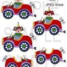 Clown Cars 1-Emailed as JPEG File-Commercial and Personal Use