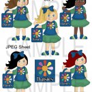 Daisie Scouts 1-Emailed as JPEG File-Commercial and Personal Use
