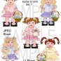 Easter B Girls-Emailed as JPEG File-Commercial and Personal Use