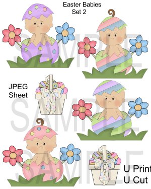Easter Babies 2-Emailed as JPEG File-Commercial and Personal Use