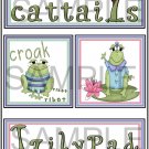 Cattails and Lilypad- Emailed as JPEG File-Commercial and Personal Use
