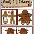 Cookie Factory/Warm Gingerbread Wishes - Emailed as JPEG File-Commercial and Personal Use