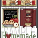Grandmas Applie Pie/Homemade - Emailed as JPEG File-Commercial and Personal Use