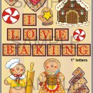I Love Baking - Emailed as JPEG File-Commercial and Personal Use