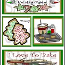 Sprinkle A Little Cheer/I Love To Bake - Emailed as JPEG File-Commercial and Personal Use