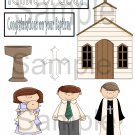 Baptism Boy - Emailed as JPEG File-Commercial and Personal Use