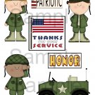Thanks For Your Service 1  - Emailed as JPEG File-Commercial and Personal Use