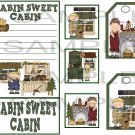 Cabin Sweet Cabin sc - Emailed as JPEG File-Commercial and Personal Use