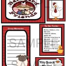 Barnyard Friends Woman 1 uc -  Emailed as JPEG File-Commercial and Personal Use