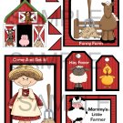 Barnyard Friends Woman 2 uc -  Emailed as JPEG File-Commercial and Personal Use