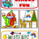 Circus Fun/My Little Artist tb uc -  Emailed as JPEG File-Commercial and Personal Use