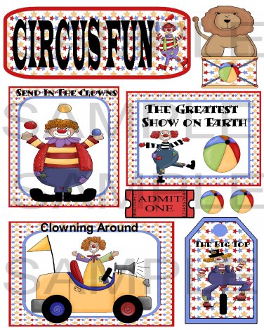 Circus Fun  uc -  Emailed as JPEG File-Commercial and Personal Use