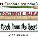 School 1 Titles uc  -  Emailed as JPEG File-Commercial and Personal Use