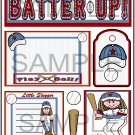 Batter Up Girl  uc  -  Emailed as JPEG File-Commercial and Personal Use