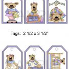 Beddy Bye Baby - 6 pc Tags uc  -  Emailed as JPEG File-Commercial and Personal Use