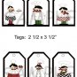That's Italian - 6 pc Tags uc  -  Emailed as JPEG File-Commercial and Personal Use