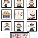 Bakery Delights - 10 pc Blocks uc  -  Emailed as JPEG File-Commercial and Personal Use