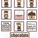 Chocolate Lover - 10 pc Blocks uc  -  Emailed as JPEG File-Commercial and Personal Use