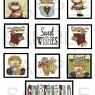 Gingerbread - 10 pc Blocks uc  -  Emailed as JPEG File-Commercial and Personal Use