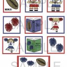 Go Team - 10 pc Blocks uc  -  Emailed as JPEG File-Commercial and Personal Use