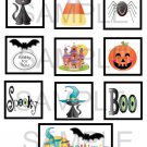 Halloween - 10 pc Blocks uc  -  Emailed as JPEG File-Commercial and Personal Use