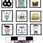 Soda Shop 1 - 10 pc Blocks uc  -  Emailed as JPEG File-Commercial and Personal Use