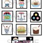 Soda Shop - 10 pc Blocks uc  -  Emailed as JPEG File-Commercial and Personal Use