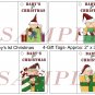 Baby's lst Christmas Gift Tags uc  -  Emailed as JPEG File-Commercial and Personal Use
