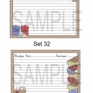 Set 32 - Recipe Cards - uc  -  Emailed as JPEG File-Commercial and Personal Use