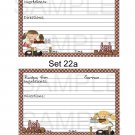 Set 22a - Recipe Cards - uc  -  Emailed as JPEG File-Commercial and Personal Use