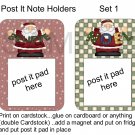 Set 1 - Post It Note Holders - uc  -  Emailed as JPEG File-Commercial and Personal Use