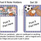 Set 39 - Post It Note Holders - uc  -  Emailed as JPEG File-Commercial and Personal Use