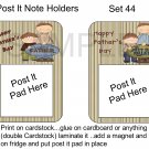 Set 44 - Post It Note Holders - uc  -  Emailed as JPEG File-Commercial and Personal Use