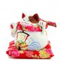 Japanese Maneki Neko Colorful Boat Fortune & Warm Family