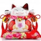 Maneki Neko Red Fan