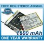 BATTERY FOR ARCHOS 43 INTERNET TABLET A43IT A43IT 8GB A43IT 16GB 8300